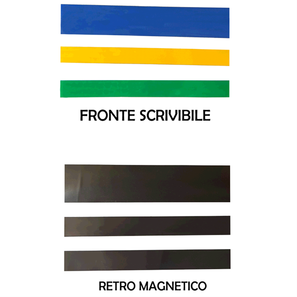 GAUDER Etichette Magnetiche | (75 X 25 Mm) Etichette Per Lavagna
