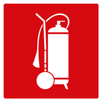 CARTELLO ESTINTORE CARRELLATO