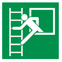 EMERGENCY STAIRCASE SIGN SIGN
