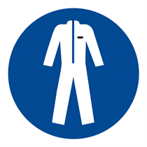 MANDATORY SIGN WEAR SAFETY CLOTHING