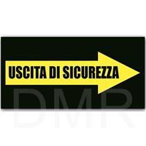 CARTELLO USCITA DI SICUREZZA
