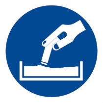 MANDATORY SIGN EXTINGUISH YOUR CIGARETTES