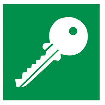 EMERGENCY SIGN EMERGENCY KEY