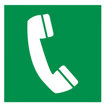 EMERGENCY SIGN PHONE 
