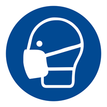 MANDATORY SIGN WEAR FACE MASK