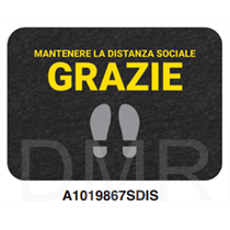 TAPPETINO TRAFFIC APPICCICOSO - Mantenere la distanza sociale