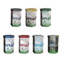 SEPARATE COLLECTION CONTAINERS IN POLYPROPYLENE -12 pcs.