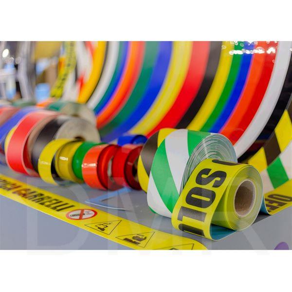 Segnali adesivi Tirar - Spingere i alluminio spazzolato ottica acciaio inossidabile I 75 mm