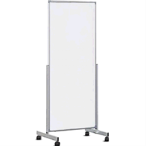 Lavagna bianca magnetica linea ECO e cornice in alluminio da 120x240 cm