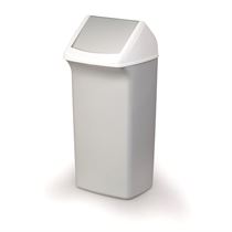 Bidone quadrato 40L grigio