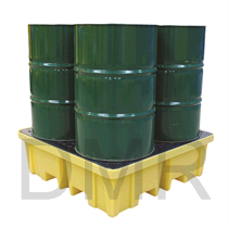  POLYETHYLENE CONTAINMENT TANK FOR FOUR DRUMS 1220 x 1220 x 390 mm