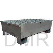BACINO ACCIAIO PER STOCK 2 FUSTI DA 200 Kg 