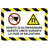 Cartello rettangolare personalizzato da 24x34 cm