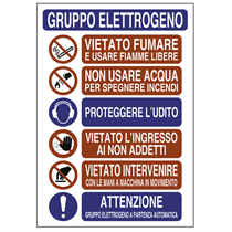SIGN GENERATOR GROUP PROHIBITION- OBLIGATION
