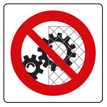  NO REMOVAL OF PROTECTIVE DEVICES SIGN 