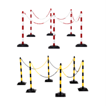 SET 6 PALI CON BASE E CATENA