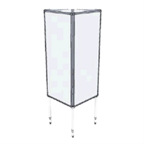 FIXED MAGNETIC CUBE INFORMATION PANEL