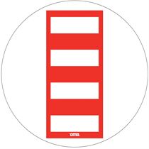 WHITE-RED PEDESTRIAN CROSSING GOBO